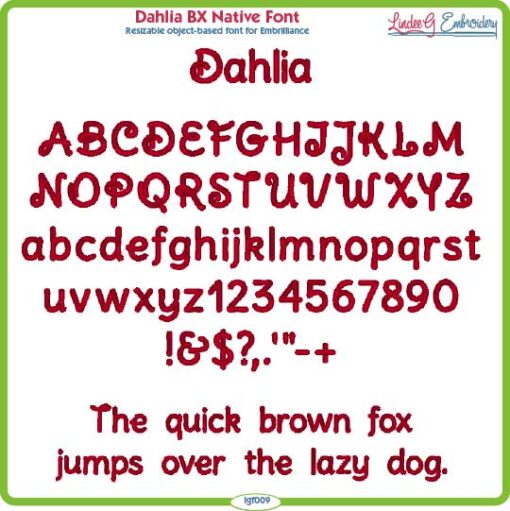 Dahlia BX Native Font