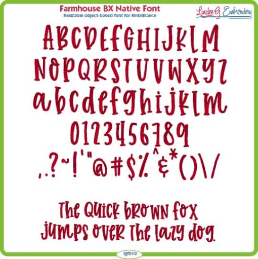 Farmhouse BX Native Font