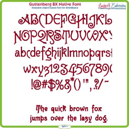 Guttenberg BX Native Font