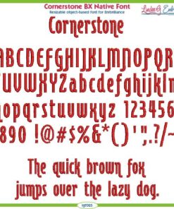 Cornerstone BX Native Font