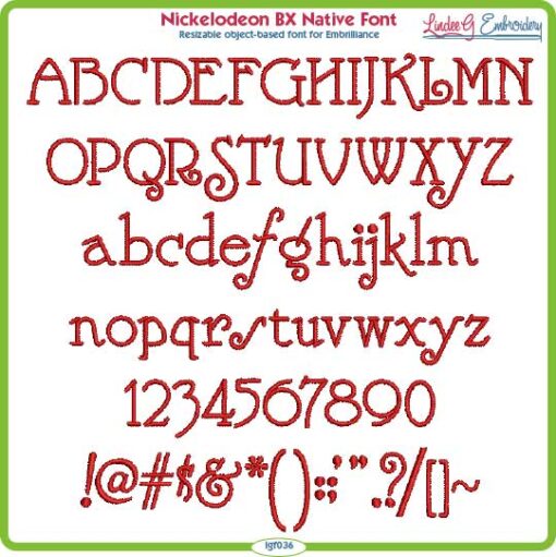 Nickelodeon BX Native Font