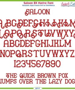 Saloon BX Native Font