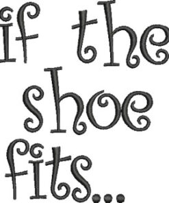 Shoe Fits text (3.8 x 4.5-in)