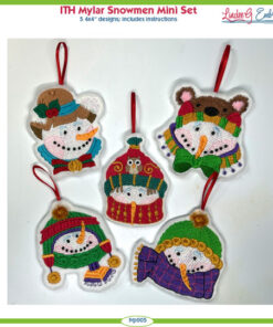 Mylar Snowman Ornaments